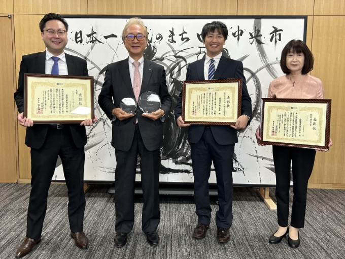 四国中央市市長へ表敬訪問