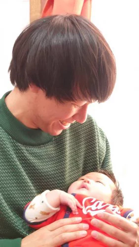 はしもと、おじになる