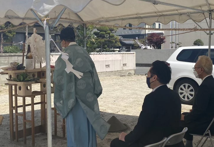 地鎮祭を執り行いました！