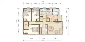 家事がしやすい動線を意識した平屋
